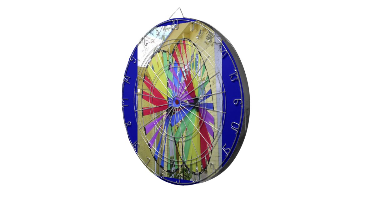 SPINNING Wheels Dart Board Zazzle