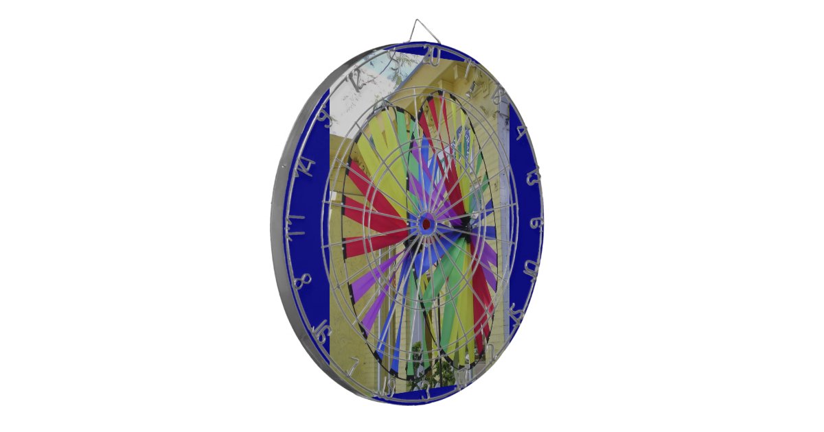 SPINNING Wheels Dart Board Zazzle