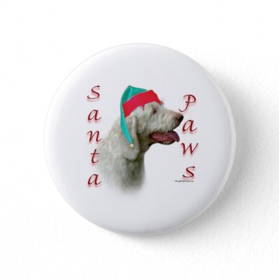 Spinone Italiano Santa Paws buttons