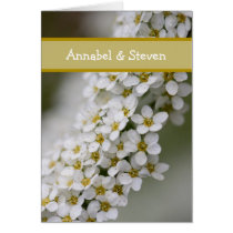 Spiraea Bride & Groom Card