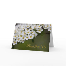 Spiraea Please Join Us Card