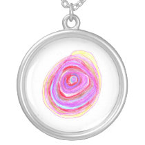 Spiral Abstract Art Pendant Artist with Autism