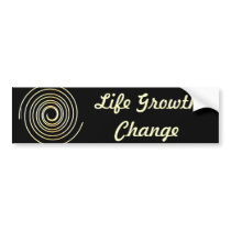 Spiral Bumper Sticker bumper stickers