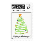 Spiral Christmas Tree Stamp