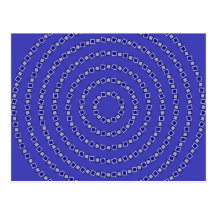 Spiral Circles Post Card