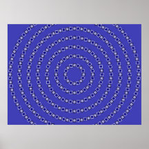 Spiral Circles Poster