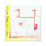 Spiral course stretched canvas prints