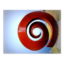 Spiral Design Postcard