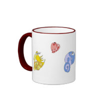 Spiral doodle creatures mugs by drawingsbyd Spiral doodle creatures mugs