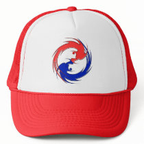 Spiral Dragon Yin-Yang hats