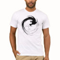 Spiral Dragon Yin-Yang t-shirts