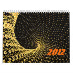 Spiral flow of time wall calendars