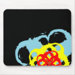 spiral flower design mousepads