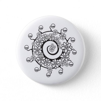 spiral flower tattoo design pins by doonidesigns