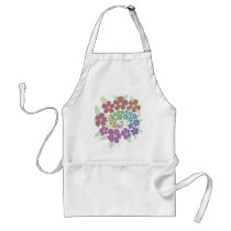Spiral Flowers Rainbow aprons by kabloo20 Spiral Flowers Rainbow aprons