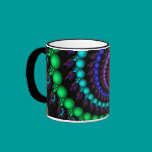 Spiral Fractal Rainbow Mug