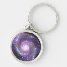 Spiral Galaxy M-51 Key Chain