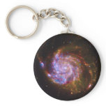 Spiral Galaxy Messier 101 Key Chains