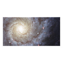 Spiral Galaxy Messier 74 NGC 628 Personalized Photo Card