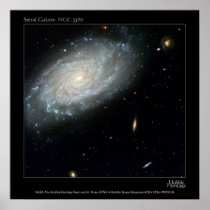 Spiral Galaxy NGC 3370 Posters