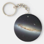 Spiral Galaxy NGC 4402 Key Chains