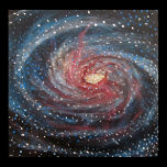 Spiral Galaxy Painting Space Art Poster posters