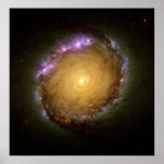 Spiral Galaxy's Living Color Poster