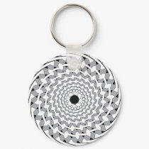 SPIRAL GREY keychains