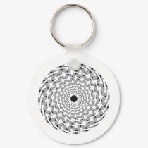 SPIRAL GREY keychains