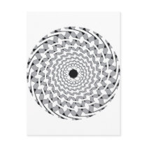 SPIRAL GREY postcards