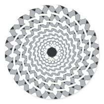 SPIRAL GREY stickers by naranjay SPIRAL GREY stickers