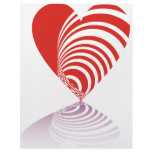 Spiral Hearts Letterhead Template