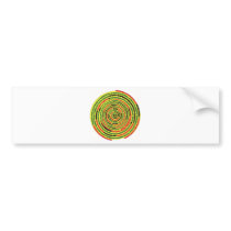 SPIRAL JAMAICA bumper stickers by naranjay SPIRAL JAMAICA bumper stickers