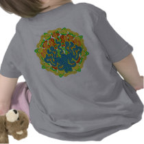 Spiral Menorah 2-Sided Infant T-Shirts t-shirts