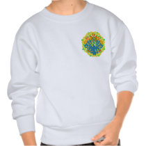 Spiral Menorah 2-Sided Kids' Sweatshirts