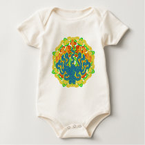 Spiral Menorah Infant Creeper