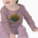 Spiral Menorah Infant Longsleeve t-shirts by yosefdreams Spiral Menorah Infant Longsleeve t-shirts