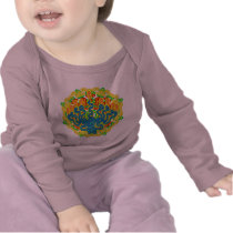 Spiral Menorah Infant Longsleeve T Shirt