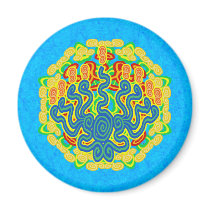 Spiral Menorah Magnets