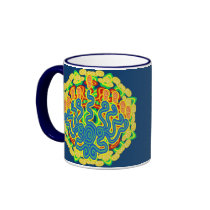 Spiral Menorah Mugs
