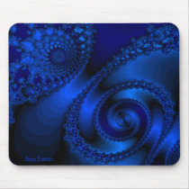 Spiral Mousepad Blue