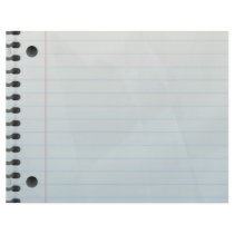 Spiral Notebook Lined Paper Personalized Flyer