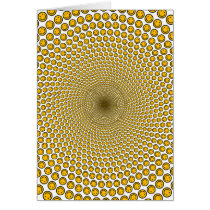 Spiral of Smiley Faces: Greeting Card