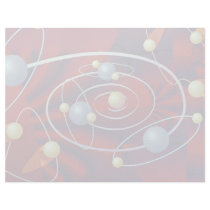 Spiral orbit in chaos photo custom letterhead