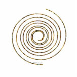Spiral Sculpted Acrylic Products Cut Out