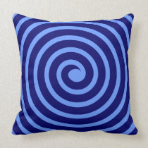 Spiral  -  Shades of Blue american mojo pillows