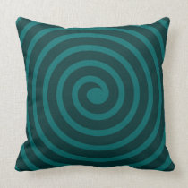 Spiral  -  Shades of Green american mojo pillows