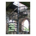 Spiral Staircase at Poet's Seat Tower in Mass. posters