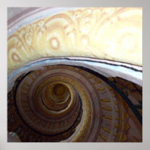 Spiral staircase Melk Abby Posters