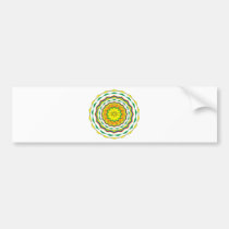 SPIRAL STAR bumper stickers